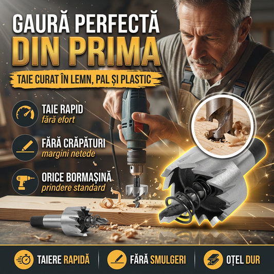 Set Burghie Din Oțel DrillBits™