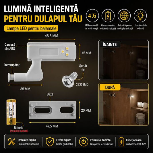 Lampe de Balamale LumiDoor™ - Deschizi ușa, apare lumina
