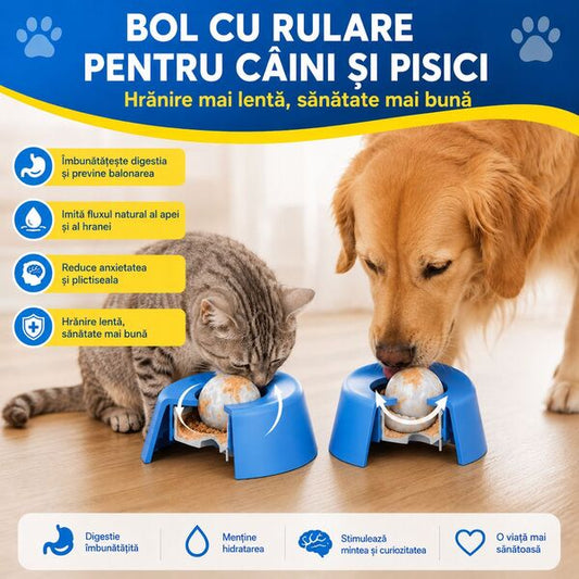 Bolul de animale HappyFeeder™ - Mai puțină grabă, mai multă sănătate