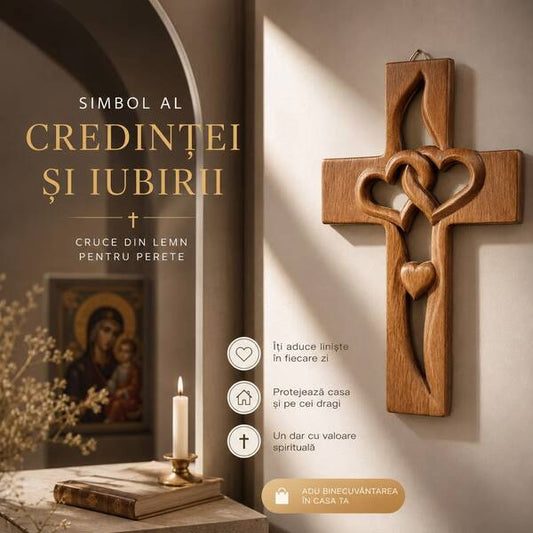 Crucea Iubirii Eterne™ – Un Simbol al Credinței și Dragoste