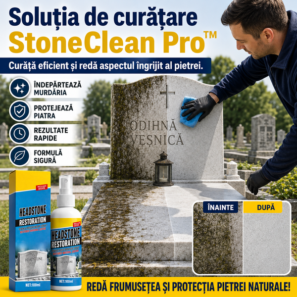 Soluția de curățare StoneClean Pro™ – Redă Frumusețea Pietrei